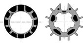 Adaptieset tbv as Imbac Ø 70 mm met doekgleuf