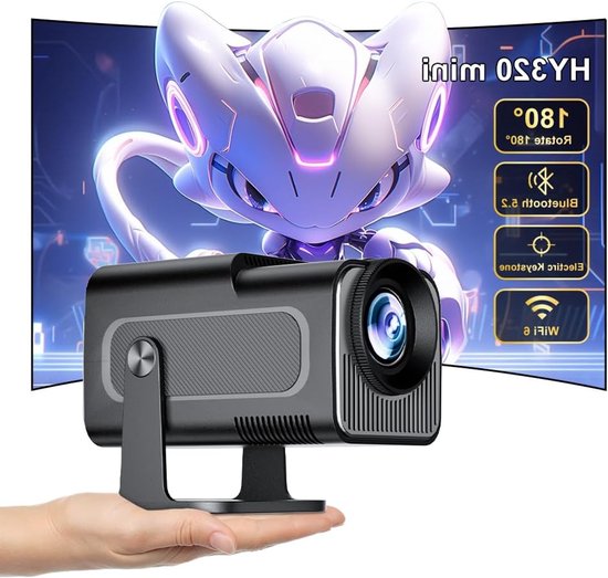 Mini Beamer - Projector met Wifi - Bluetooth