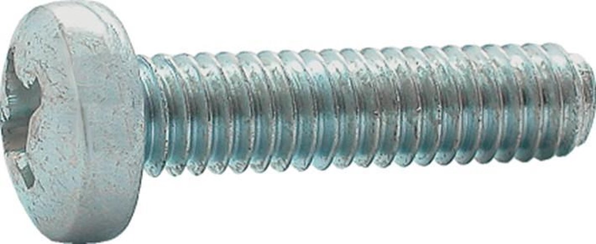 Elcee Metaalschroef gegalvaniseerd cilinderkop M3 x 60mm
