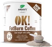 Nature's Finest OK!FatBurn Koffie – Functionele Koffie met L-carnitine, Guarana en Vlierbes - 150 g