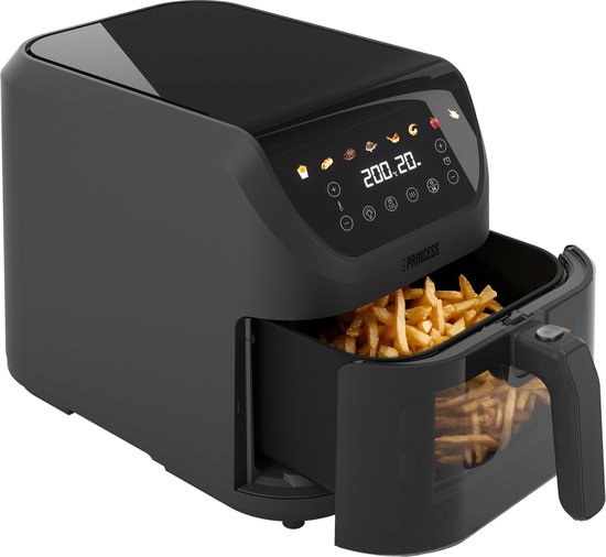 Princess SlimFry Airfryer 8L 2000W Zwart - Princess - €89,99