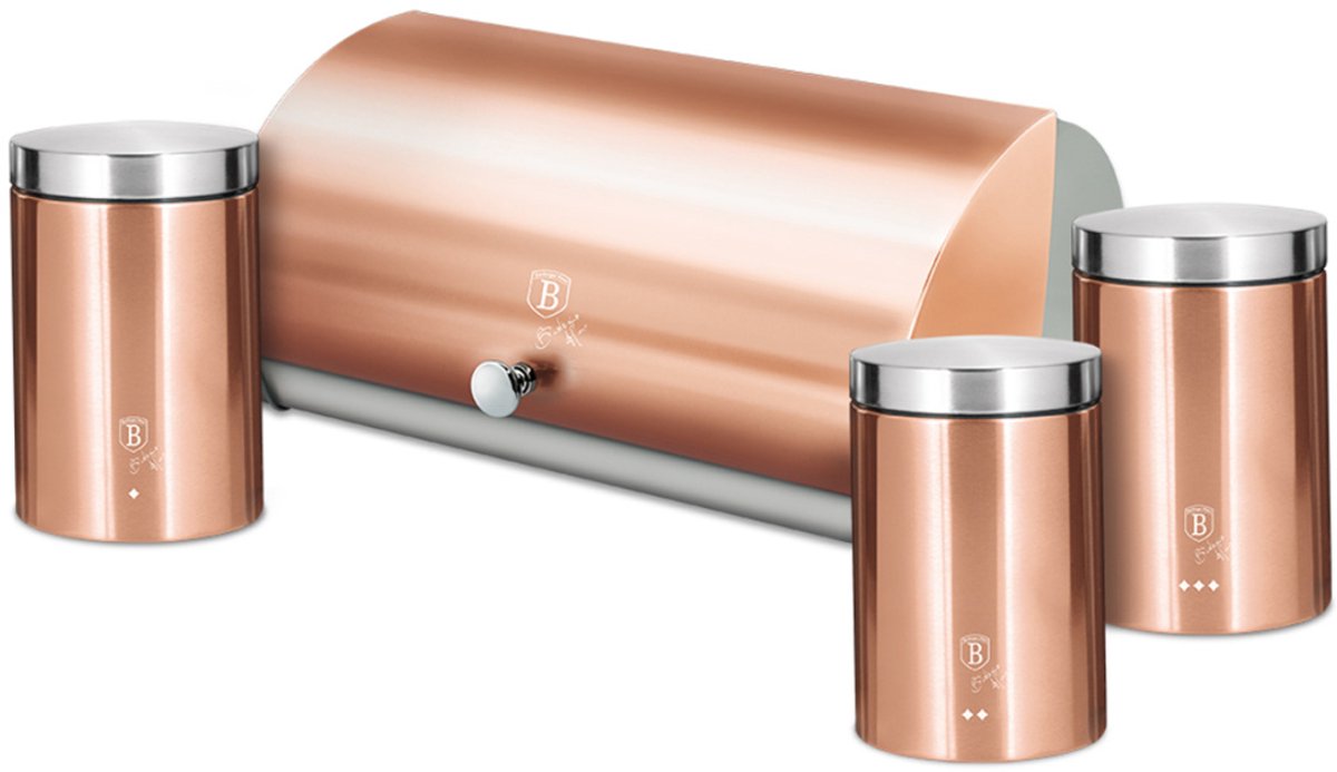 BROODDOOS MET HOUDERSET BERLINGER HAUS BH-6730 ROSE GOUD