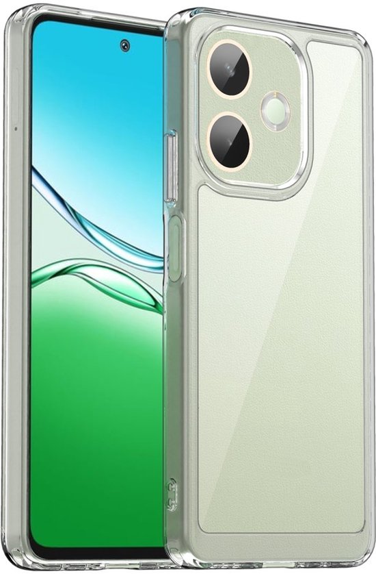 Coverup Hoesje - Geschikt voor OPPO A5 Pro 5G Hoesje - Coverup Transparant ShockProof TPU Back Cover - Transparant