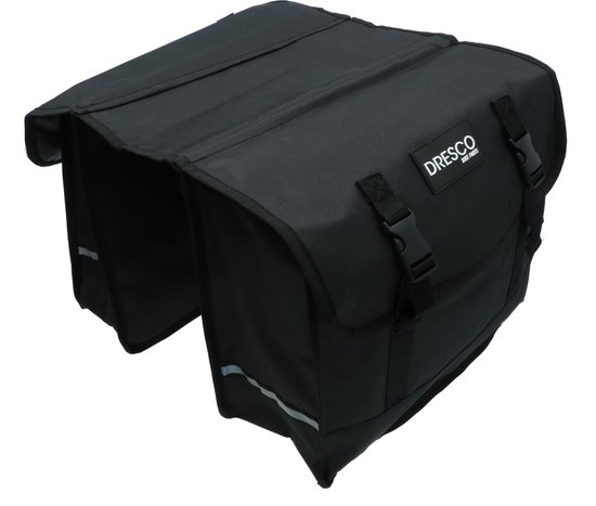 Dresco Dubbele Fietstas Basic Zwart 30 Liter van Dresco — afbeelding 2
