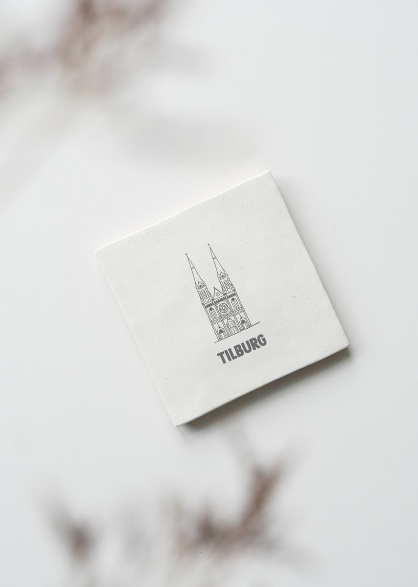Tegeltje Tilburg -St. Jozef Kerk | Wit