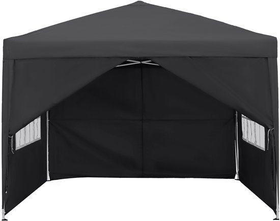 Gimisgu Tuinpaviljoen, waterdicht, 3 x 6 m, uv-bescherming, met 6 zijwanden en ramen, stabiel, winterbestendig, feesttent, tuintent, groen, tuinpaviljoen voor party, festival, beursstand