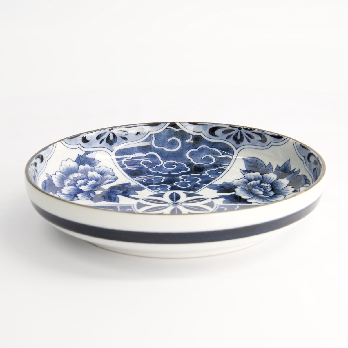 Tokyo Design Studio – Mixed Bowls – Unsai Botan – Pasta Borden - Diep bord – 20×4.1cm