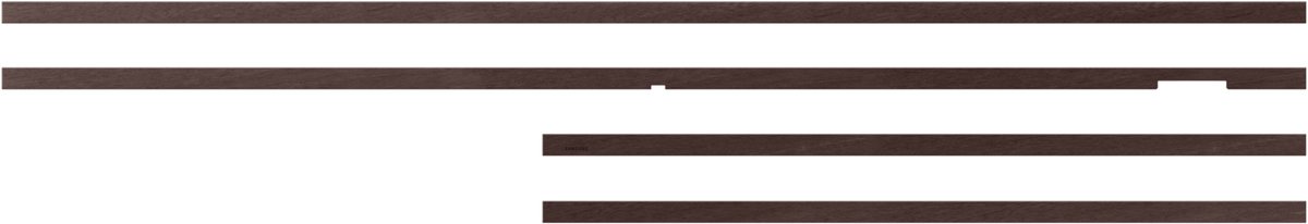 Verwisselbare lijst 85 inch The Frame Modern – Walnoothout look (2025)