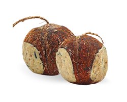 4 stuks. Lyra Pet® Gevulde kokosnoot met gaten