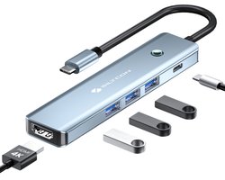 Siltcon USB-C Hub - 6-in-1 Docking Station