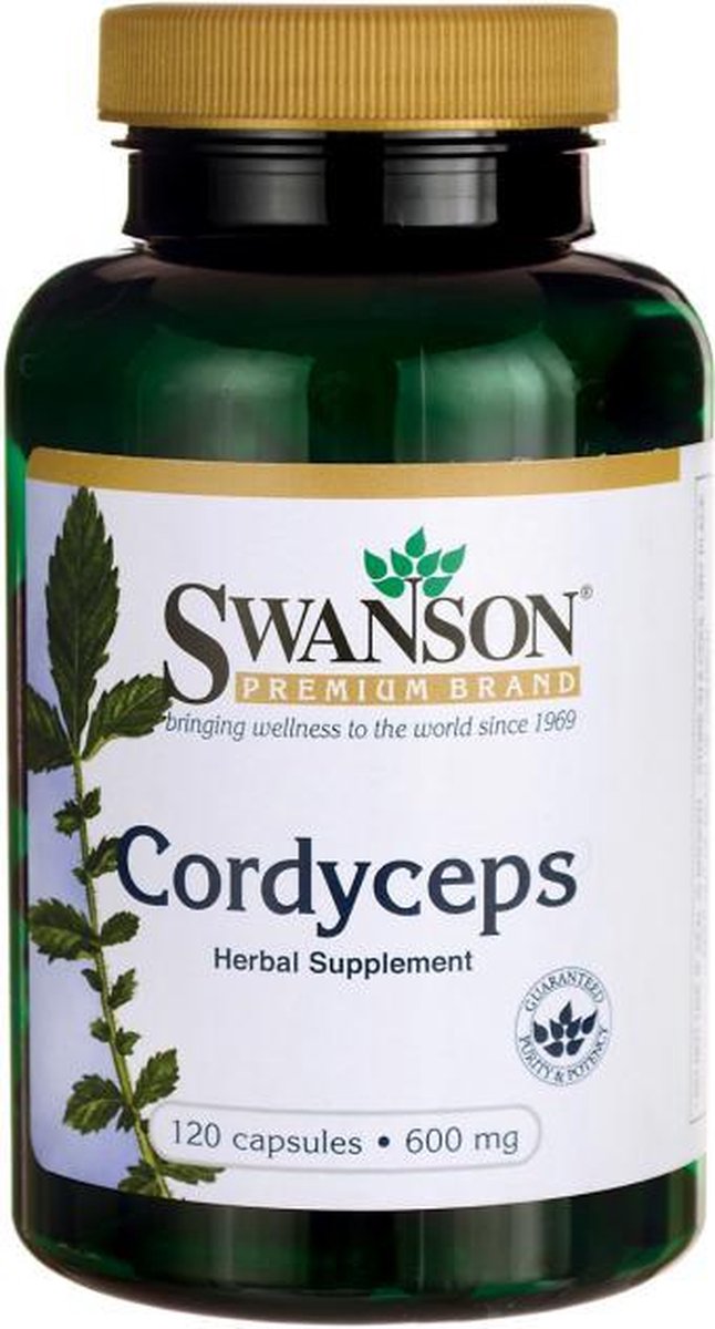 Goedkoopste Supplementen - Cordyceps 600mg - 120 Capsules - Swanson