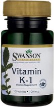 Vitaminen - Vitamin K1 - 100 Tablets Swanson