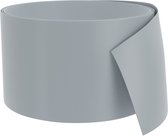 25 Meter Harde PVC Privacy Folie Rol voor Dubbelstaafmatten Hekwerk Zichtwerende Afscherming Schuttingfolie UV-bestendig & Weerbestendig, Grijs