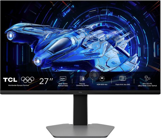 TCL 27G64 - Gaming Monitor - Miniled 180 zones - QHD 180Hz
