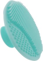 Siliconen babybadborstel, babyhoofdhuid massageborstel, babybedborstel, babyshampoo-borstel, handmatige gezichtsreinigingsborstel voor volwassenen, peelingborstel, ultrazachte siliconen borstel