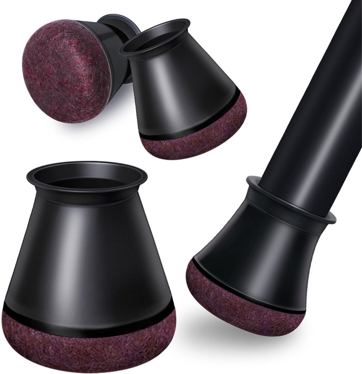 CRLYN® Stoelpoot Beschermers - Sokken Viltjes - Anti Kras