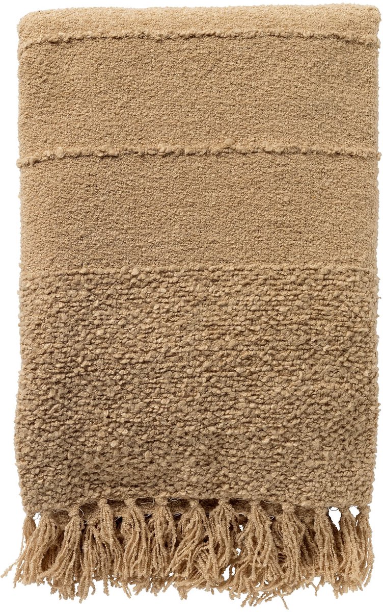 Dutch Decor SENNA - plaid 140x180 cm - 100% gerecycled - Irish Cream - beige