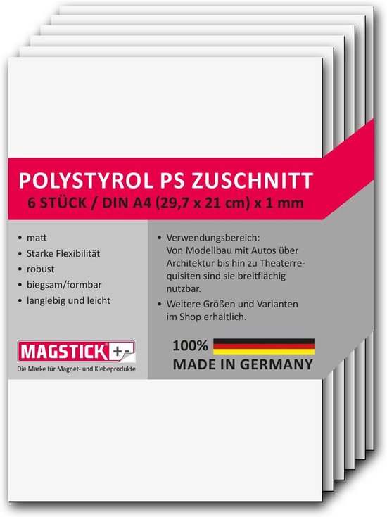 Polystyreen isolatieplaat EPS 60 100x50x6cm 4st 2m² kopen? Plafondisolatie