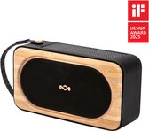 House of Marley Roots Solar bluetooth speaker - Draadloze compacte speaker - Ingebouwde Flesopener - Solar Powerbank - Waterproof - 19 uur Batterijduur - Gemaakt van Duurzame Materialen - Zwart