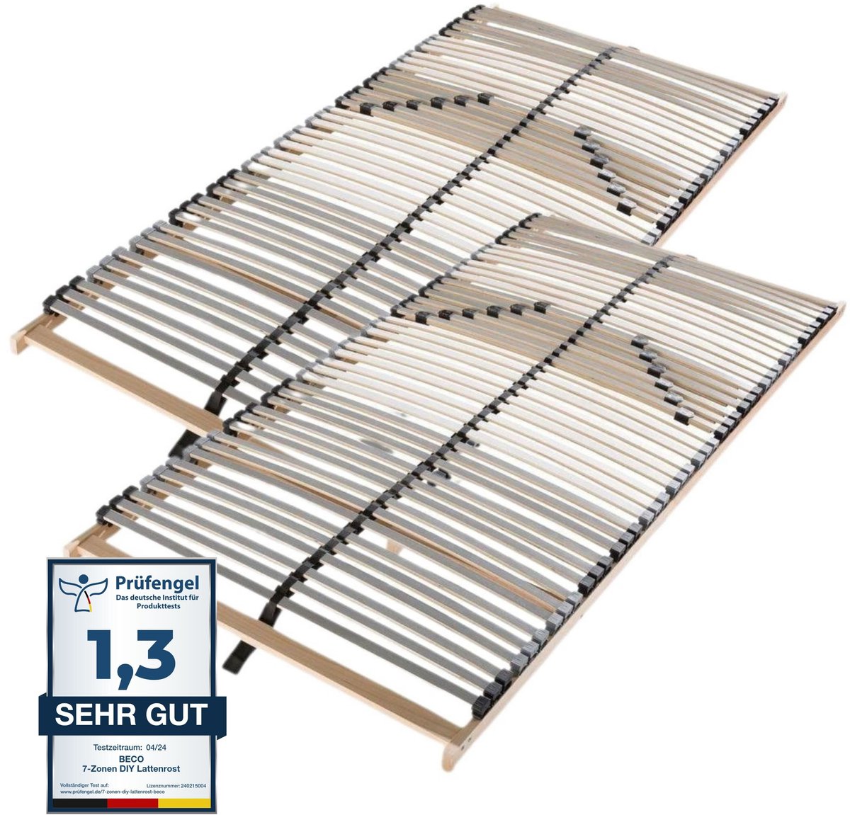 SLEEPNEO - lattenbodem 200x200 - beukenhout - 42 latten - bedbodem