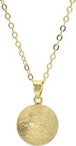 La Rosa Princesa Bola Zwangerschapsketting Brossé Verguld - Gold plated