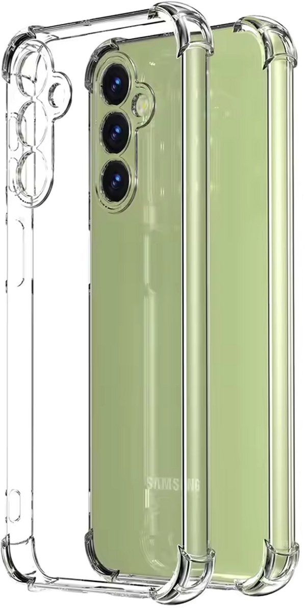 Mobile5 - Samsung Galaxy A16 - Transprant telefoonhoesje - Anti Shock - Schokbestendig
