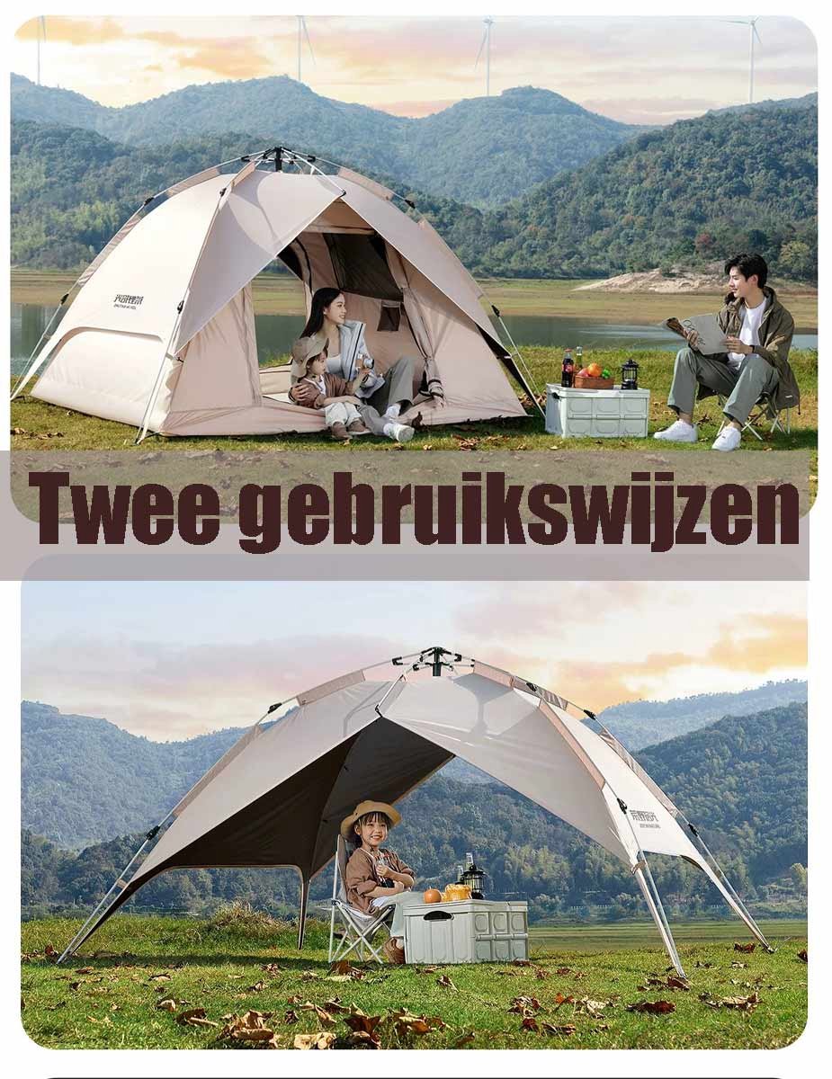 Tente - MARSEE - Dôme Pop-up - 4 Saisons - Imperméable - 3-4 Personnes Tente - MARSEE - Dôme Pop-up - 4 Saisons - Imperméable - 3-4 Personnes