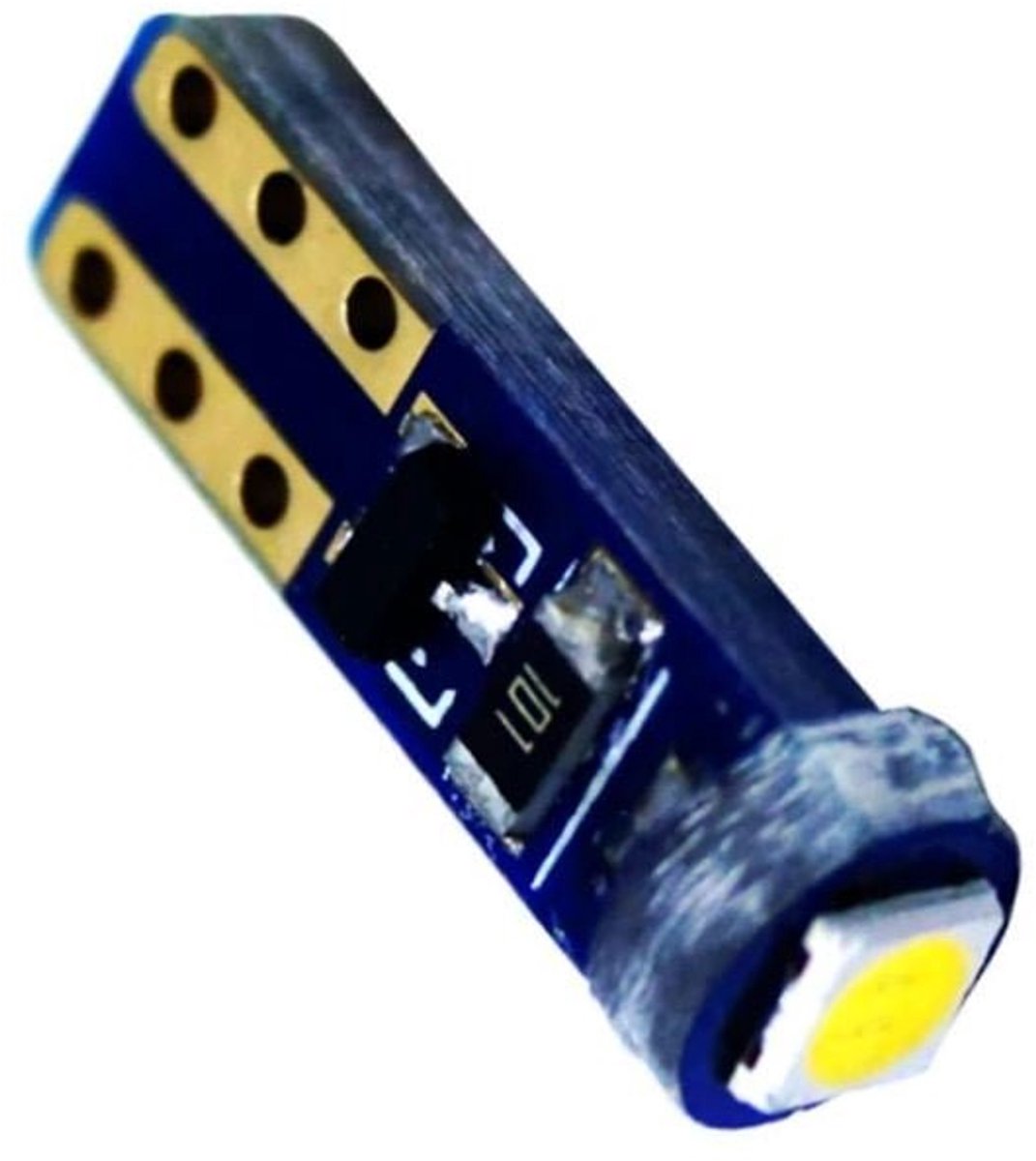 Auto LEDlamp 2 stuks | autoverlichting LED T5 | 1-SMD daglichtwit 6500K | CAN-BUS 12V DC
