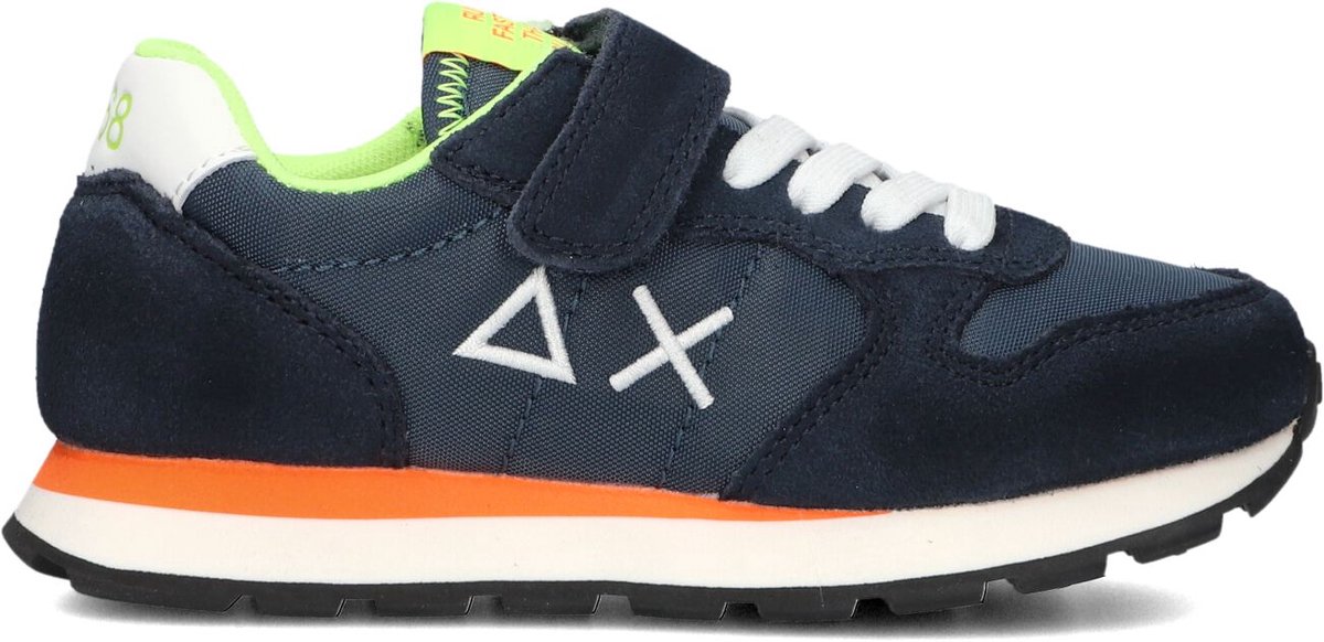 Sun68 Boys Tom Fluo Sneakers - Jongens - Blauw - Maat 30