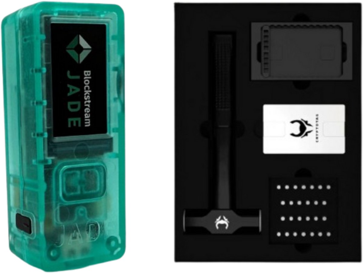Blockstream Jade - Green + Cryptotag Thor Bundel