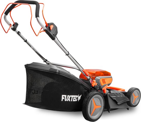 Grasmaaier op accu 40V FUXTEC FX-E2RM46 - Set met 2 accu's van 4Ah en dubbele lader van 2,4A van FUXTEC — afbeelding 2