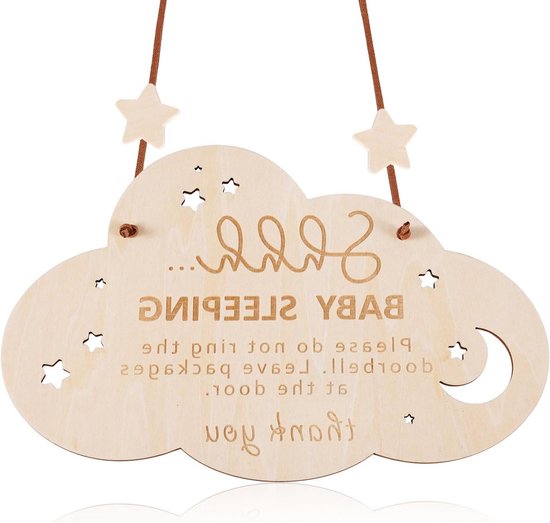 Slapen Baby Beschermende honden Please Do Not Ring Bell Or Knock