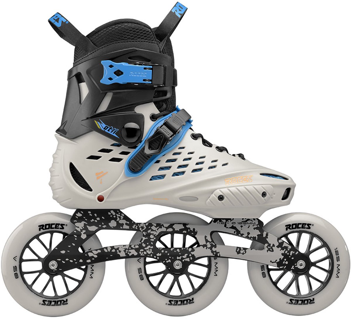 Roces Otli 125 Skeelers Volwassenen – 3x125mm Wielen – Speed Inline Skates Zwart