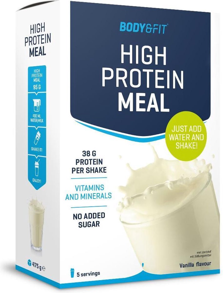 Body & Fit High Protein Meal Eiwitpoeder / Eiwitshake 475 gram (15
