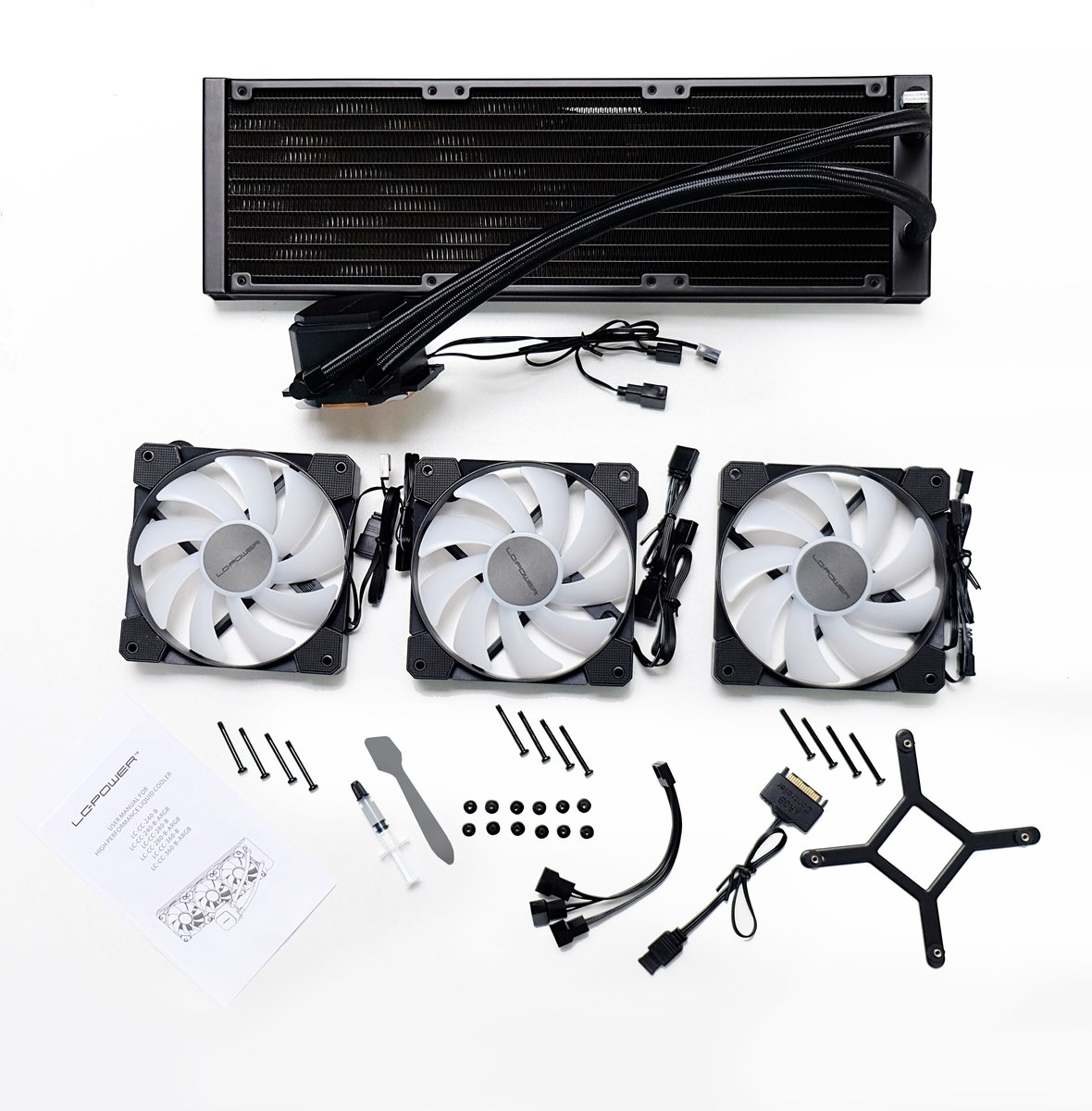 Power 360 Argb Waterkoeler (Black) - afbeelding 8