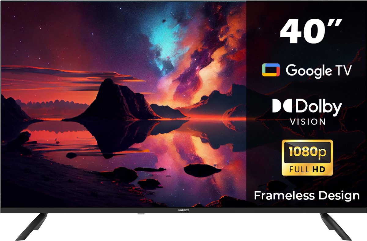 Horizon Smart TV 40 inch GoogleTV - 2K Full HD LED Televisie - Horizon - €229,00