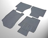 AutoStyle Rubber matten passend voor Nissan Navara 2016- (4-delig + montagesysteem)