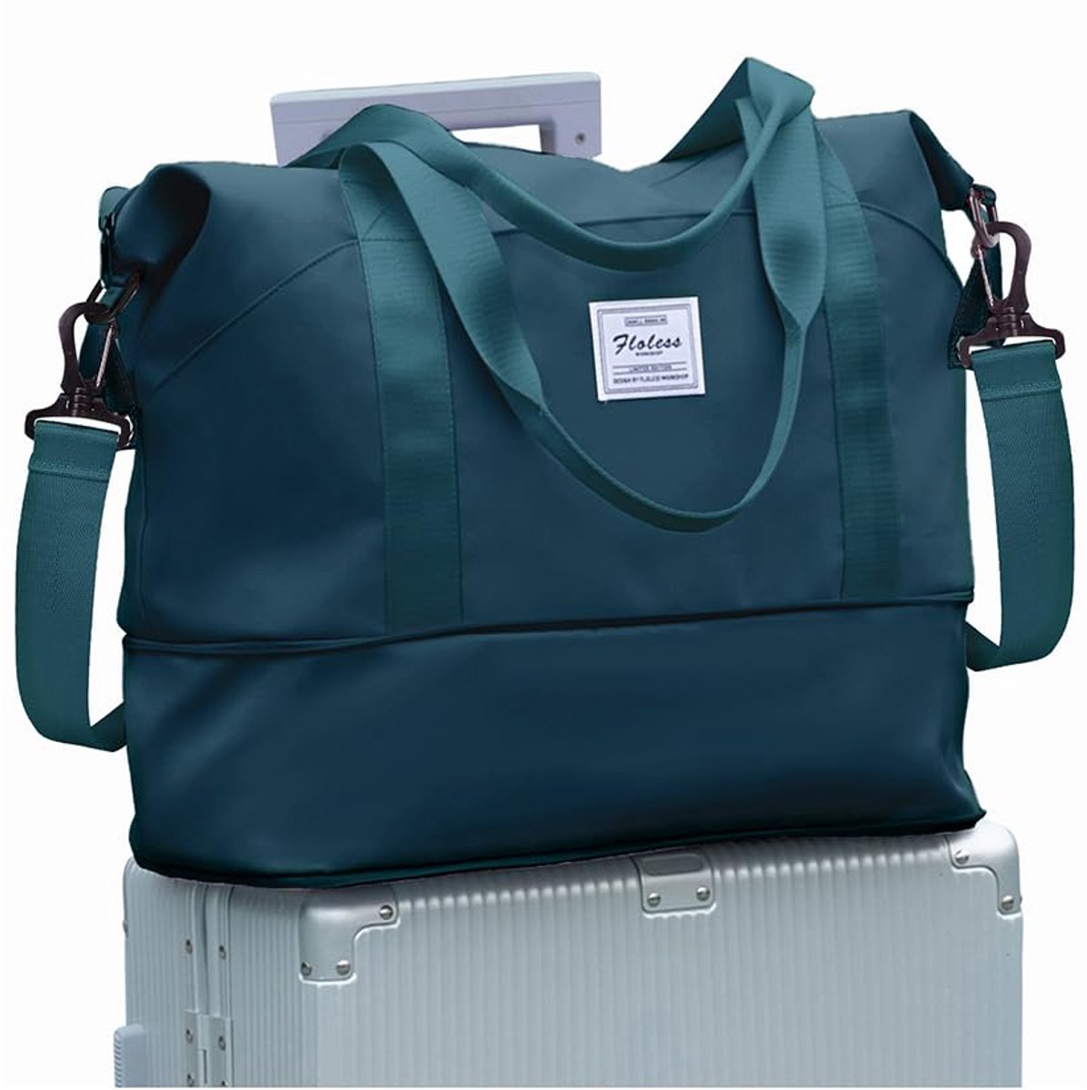 Geweo Weekendtas - Reistas - Duffel Bag - Handbagage 40*20*25 - Shouldertas - Maximaal 35 L - Waterdicht - Sporttasche - Travel Bag - Dames Heren-Groen