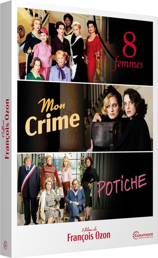 3 Films de François Ozon : 8 Femmes + Mon Crime + Potiche coffret 3 DVDs