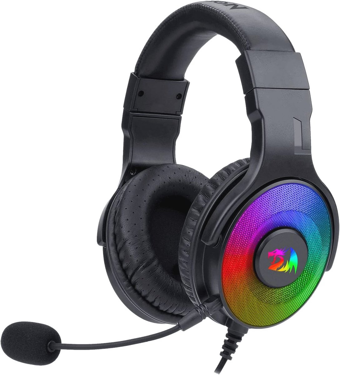RGB Gamingheadset met Afneembare Microfoon - Hoogwaardige Audio en Krachtige Bass voor PC/PS4/XBOX One/NS