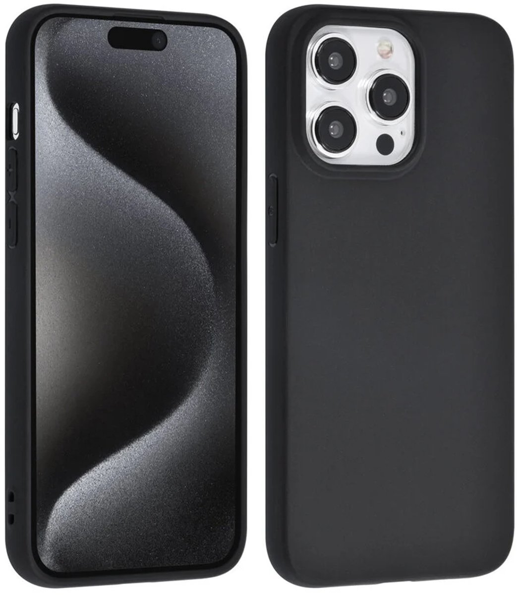 UNIQ Accessory iPhone 15 Pro Max TPU Back Cover hoesje - Zwart