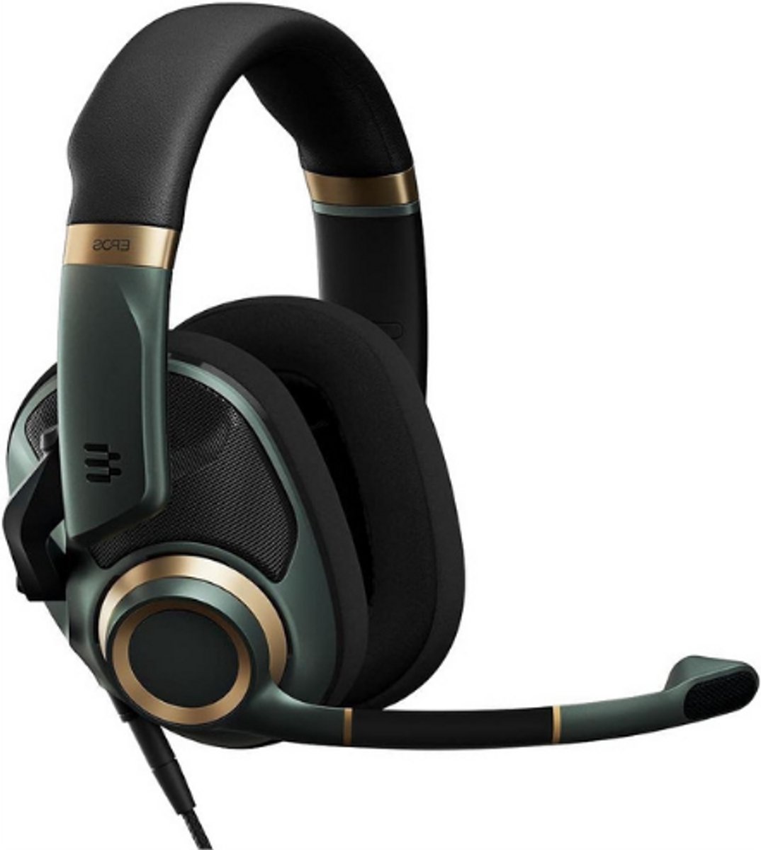 H6PRO Open Headset - Bedraad Hoofdband Gamen - Zwart - Goud - Groen