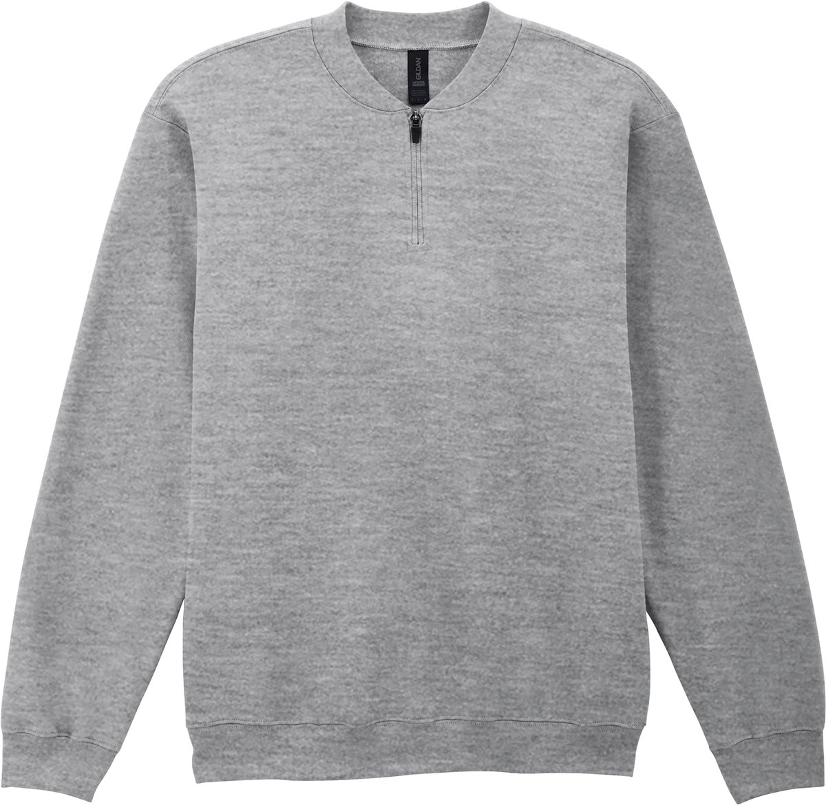 Gildan 1/4 zip fleece sweater GISF008 - RS Sport Grey - XL