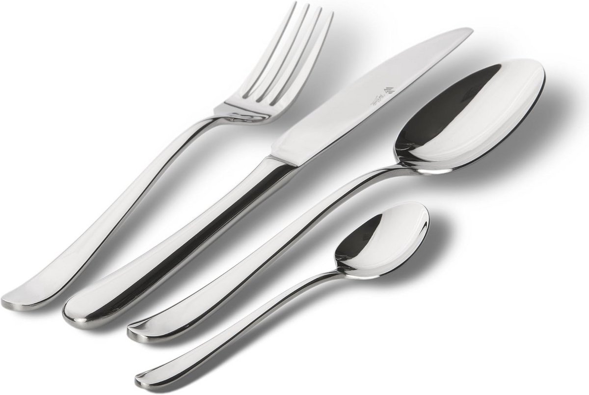 Elegante Bestekset voor 6 Personen van Roestvrij Staal - Vaatwasmachinebestendig en Tijdloos Design