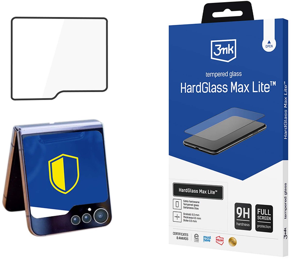Samsung Galaxy Z Flip 6 - 3mk HardGlass Max Lite Zwart