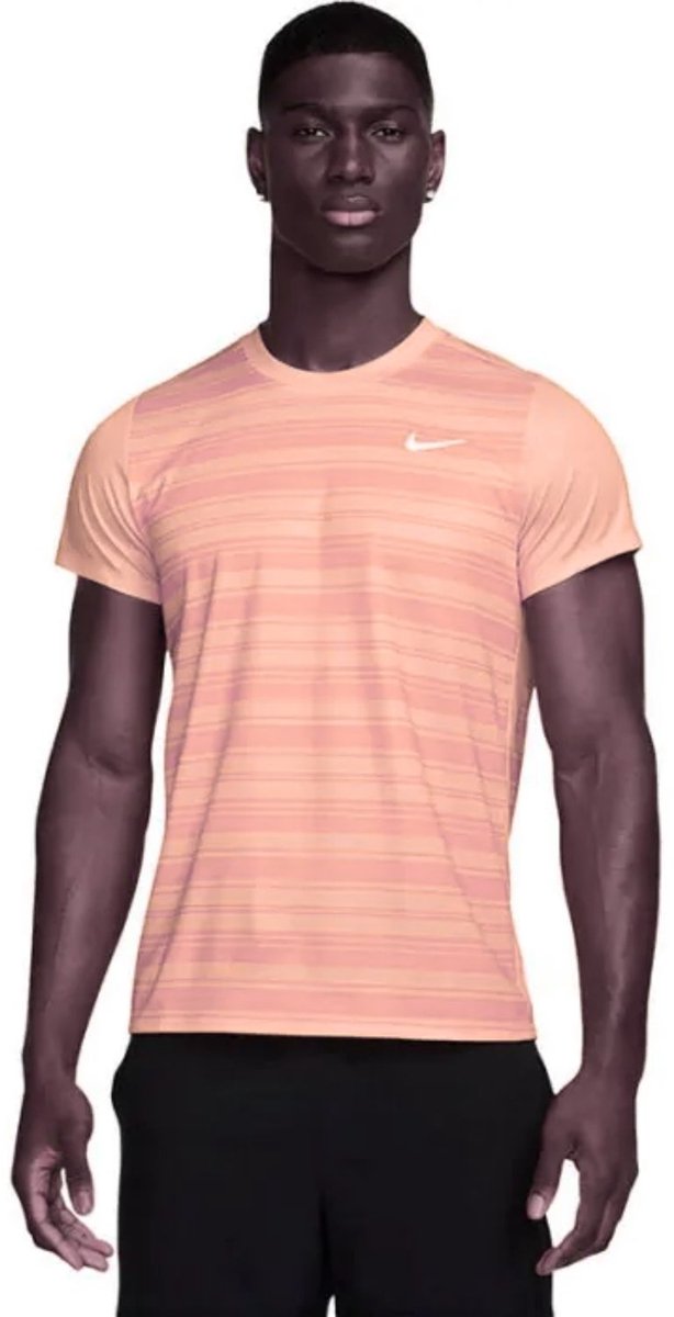 Nike Court Victory Dri-Fit Tennis Shirt Heren L Roze