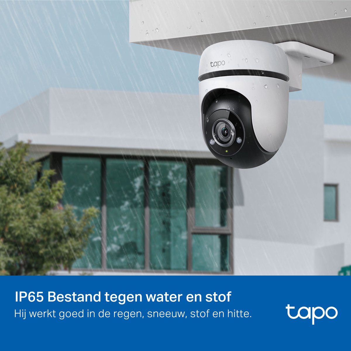 Afbeelding 3 van Tapo C500 Beveiligingscamera buiten - Full HD - 360° horizontaal & 130° verticaal - IP65-WiFi Camera