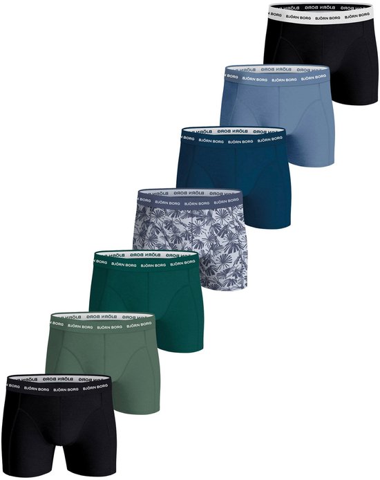 Björn Borg cotton stretch 7-pack zwart II Björn Borg cotton stretch 7-pack zwart II