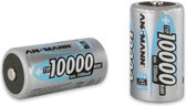 Ansmann Oplaadbare D Batterijen - 2 stuks - 10.000 mAh