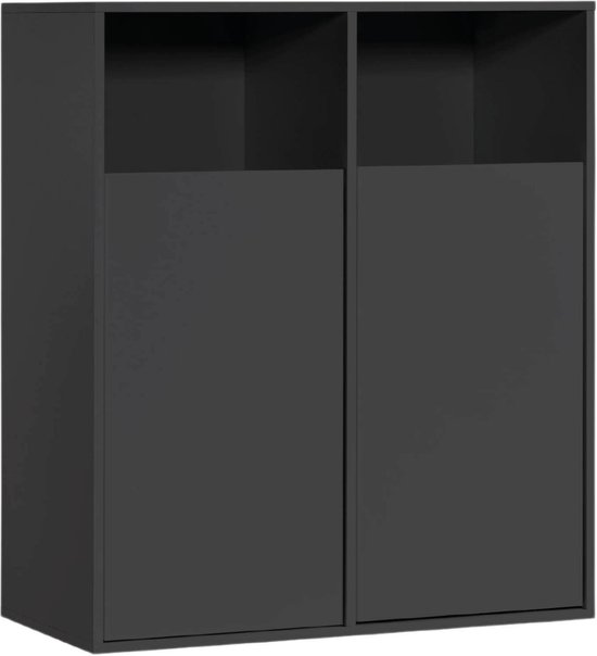 Armoire à linge Mokebo « The Laundry Keeper » trieur de linge avec 2 compartiments en anthracite